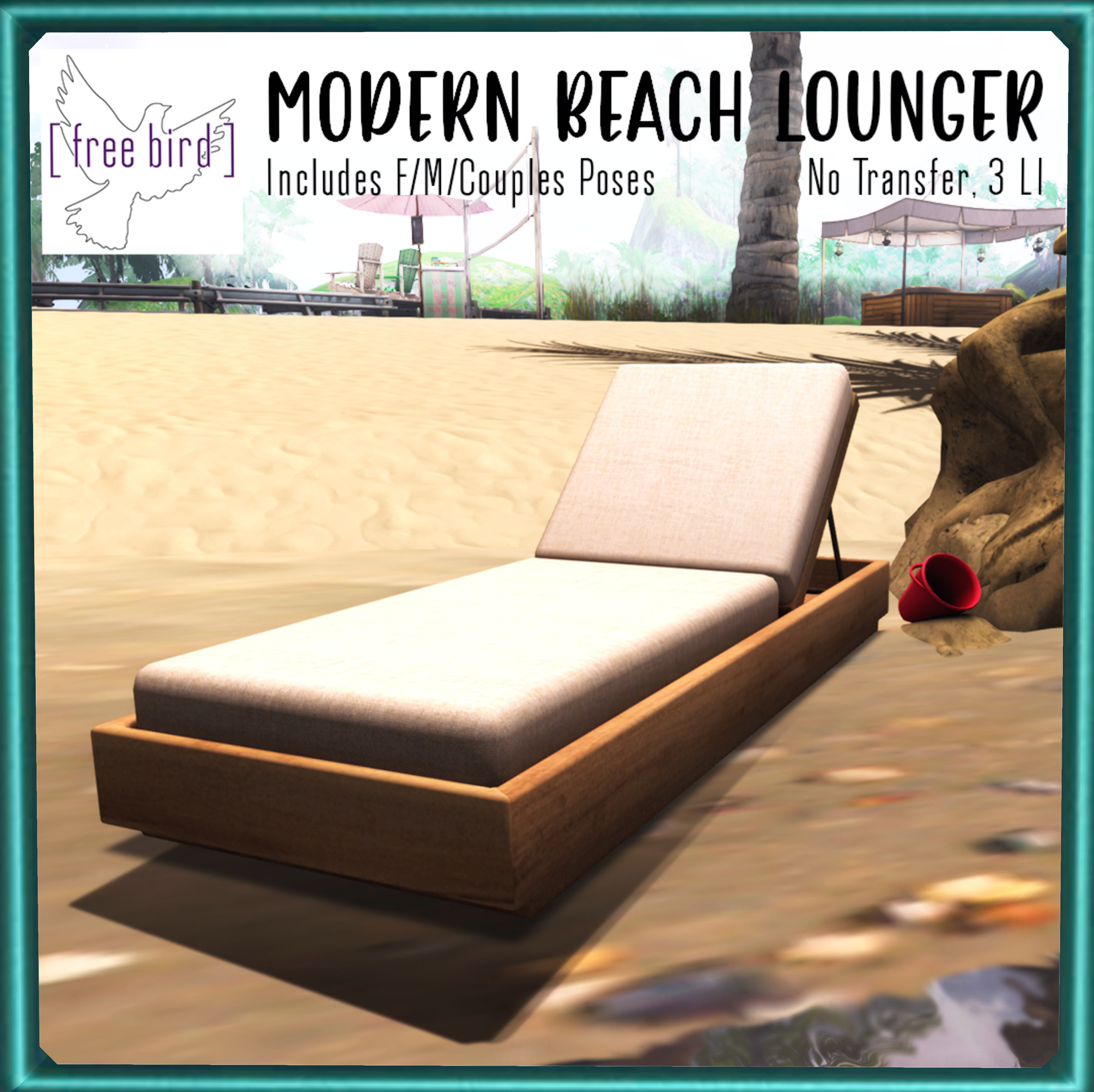 Free Bird – Modern Beach Lounger