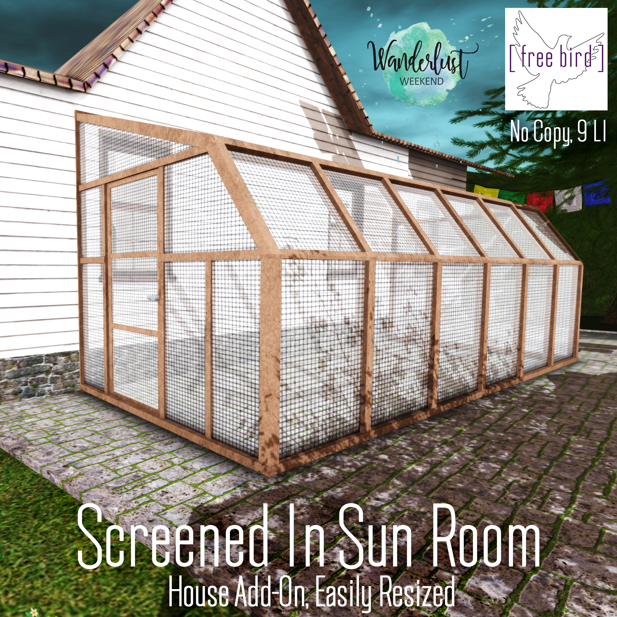 Free Bird – Screened In Sunroom