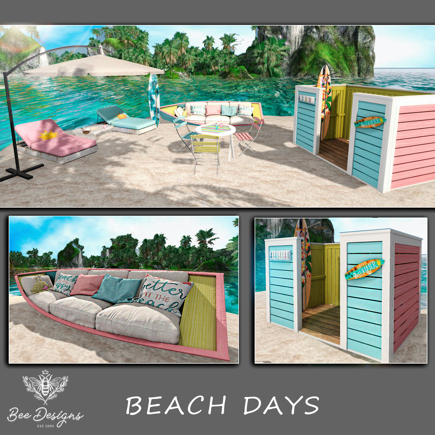 Bee Designs – Beach Days Collection