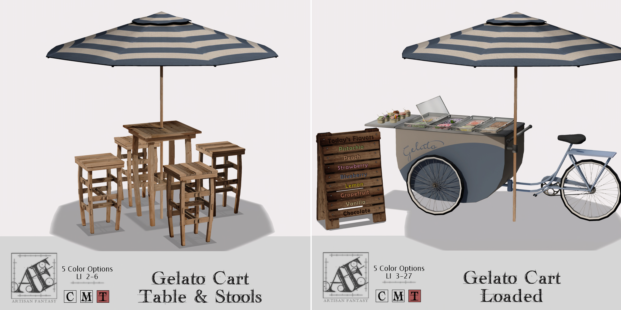 Artisan Fantasy – Gelato Cart Set