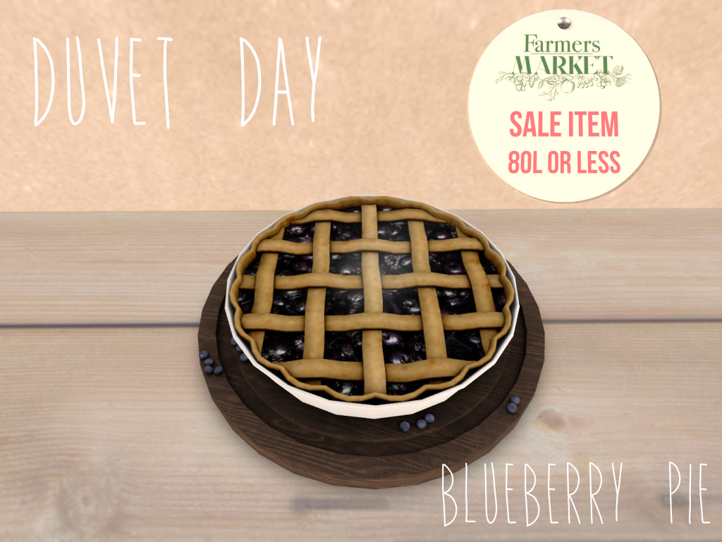 Duvet Day – Blueberry Pie