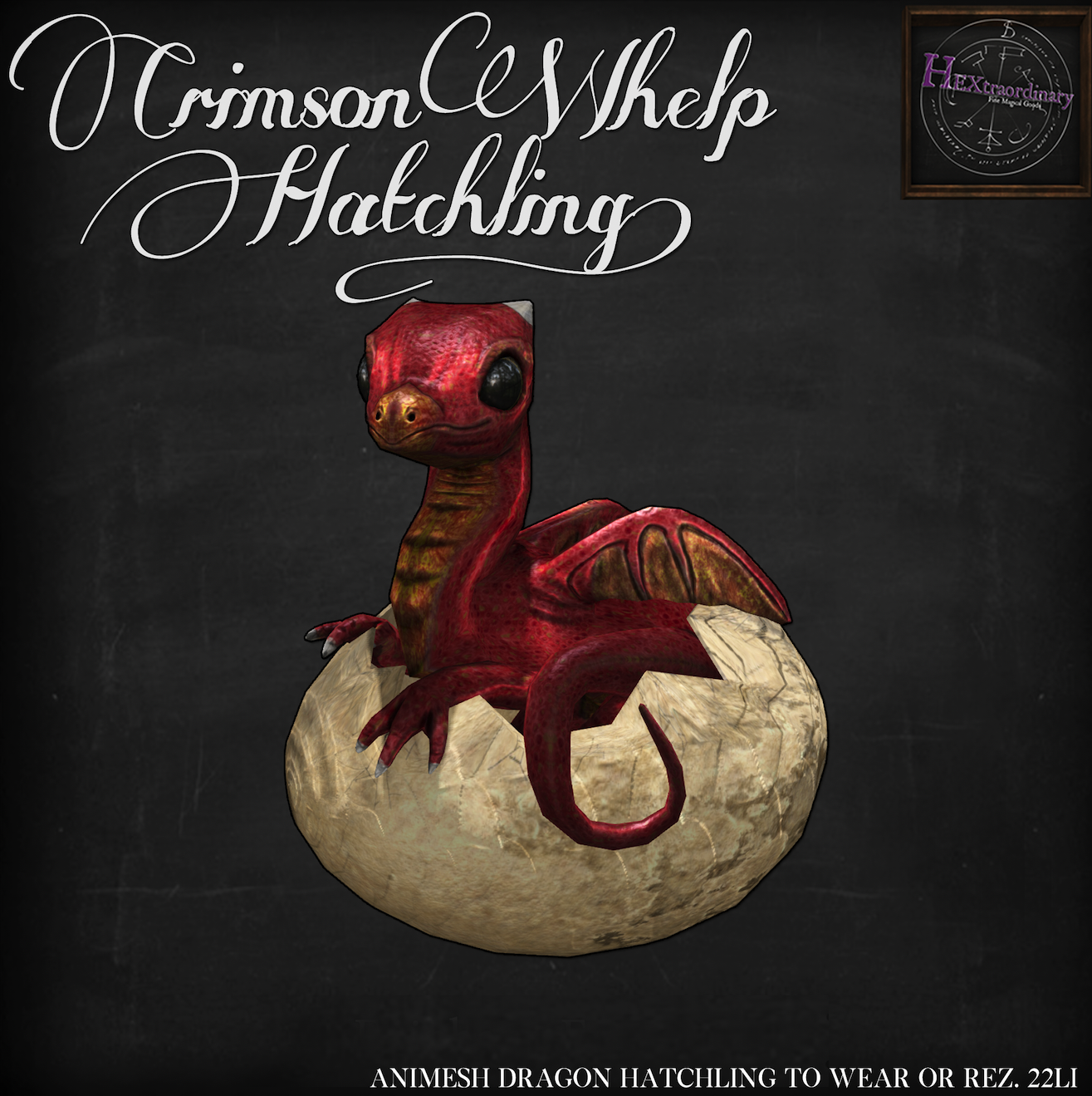 HEXtraordinary – Crimson Whelp Hatchling