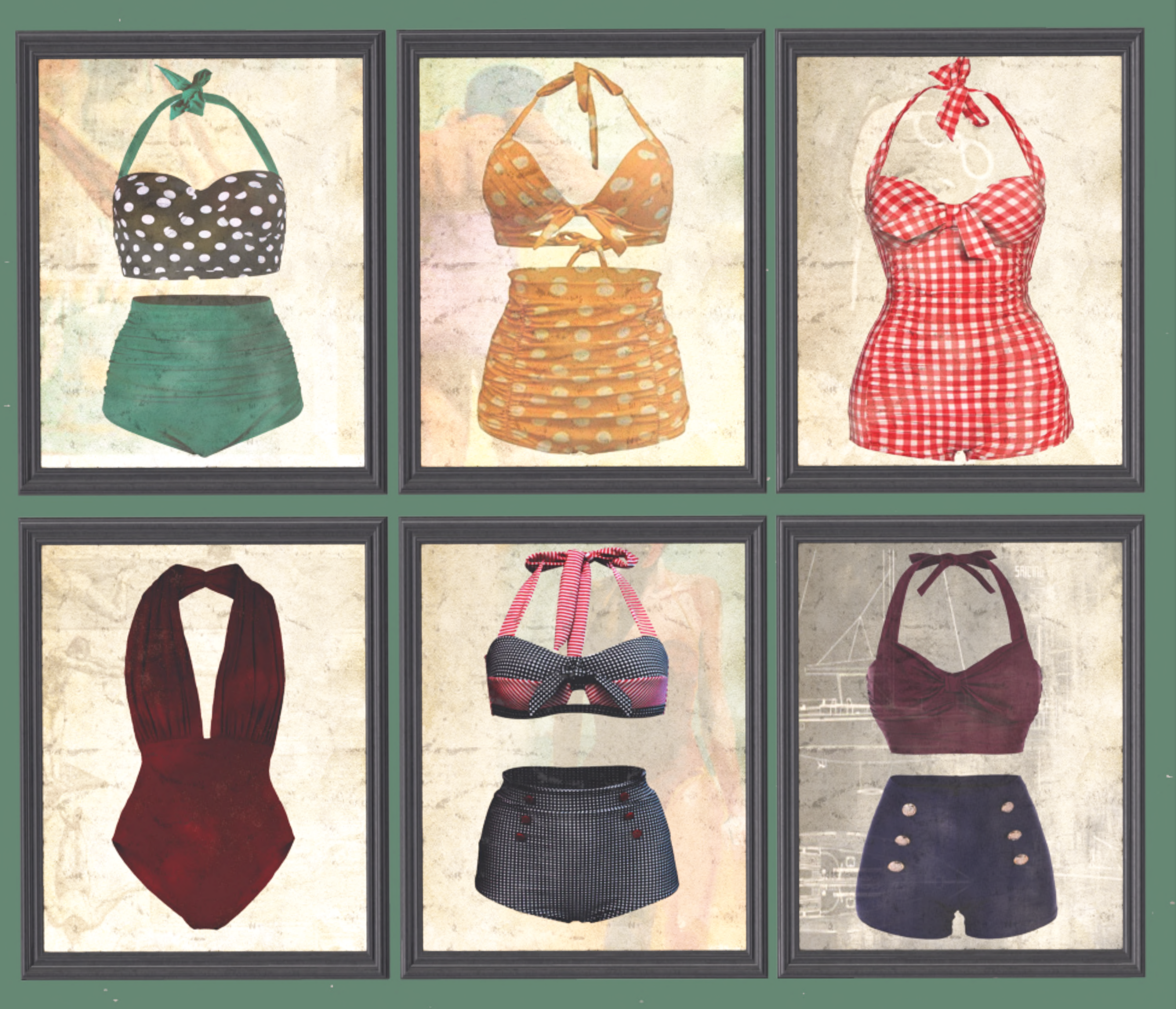 Knick Knacks – Vintage Bikini Frames