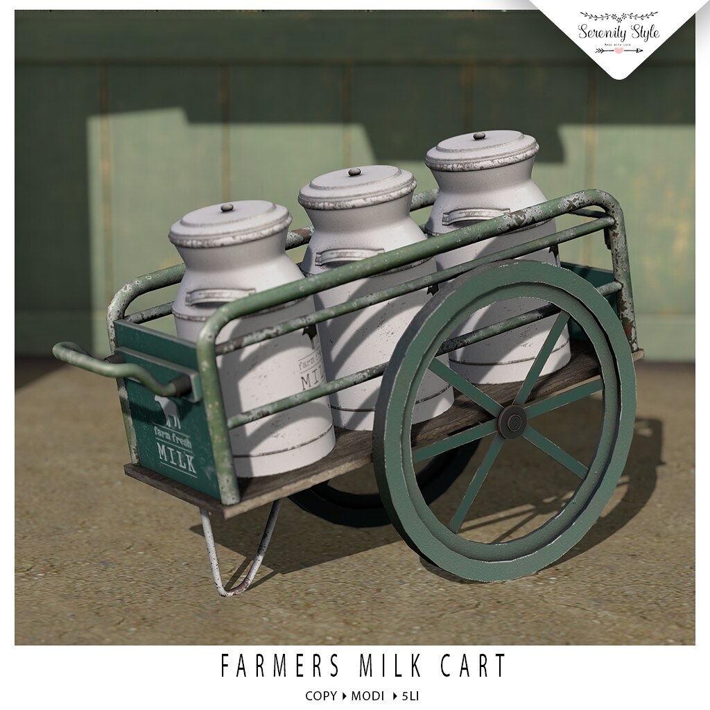 Serenity Style – Farmers Milk Cart