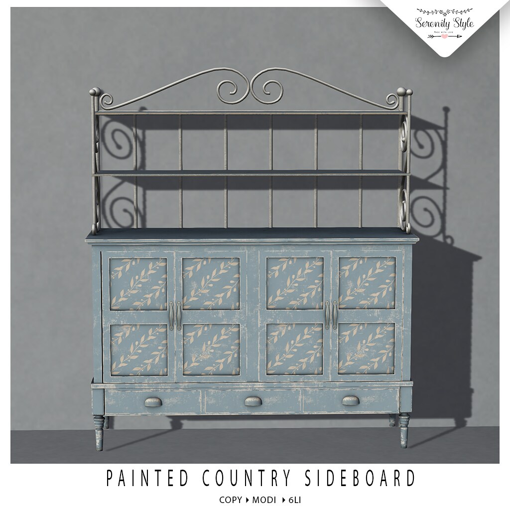 Serenity Style – Painted Country Sideboard