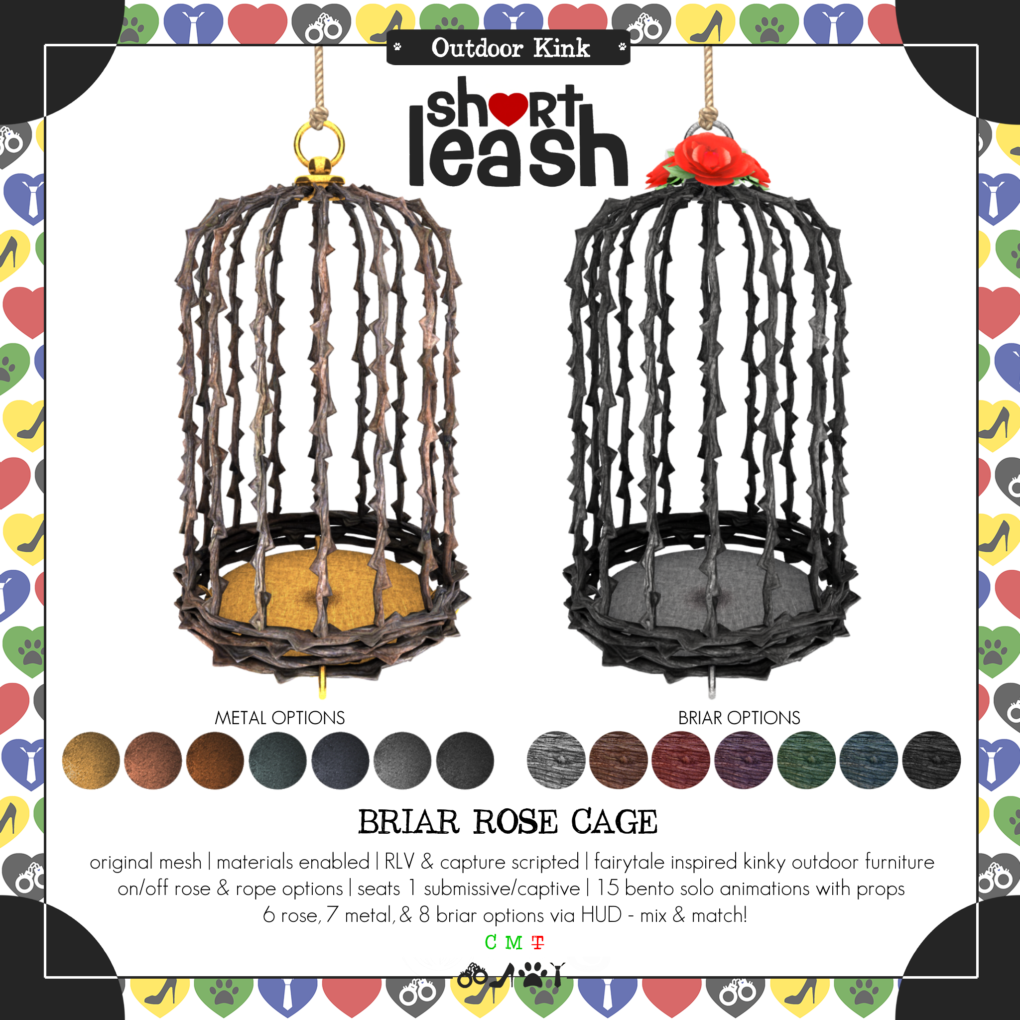 Short Leash – Briar Rose Cage