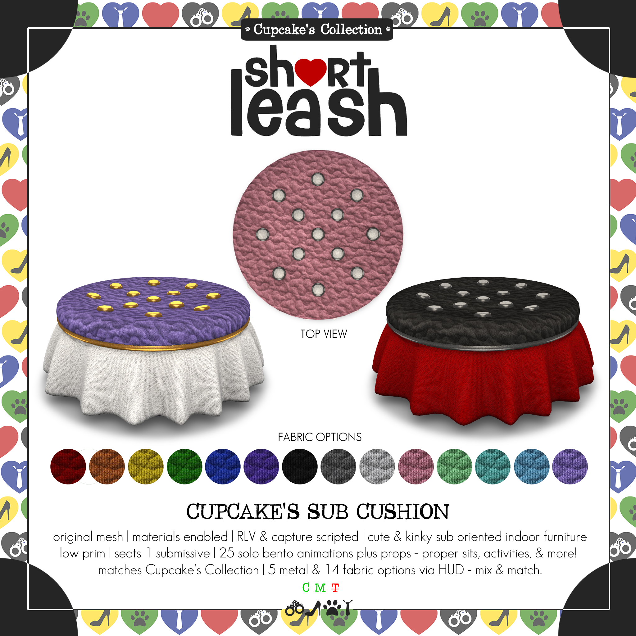 Short Leash – Cupcake’s Sub Cushion
