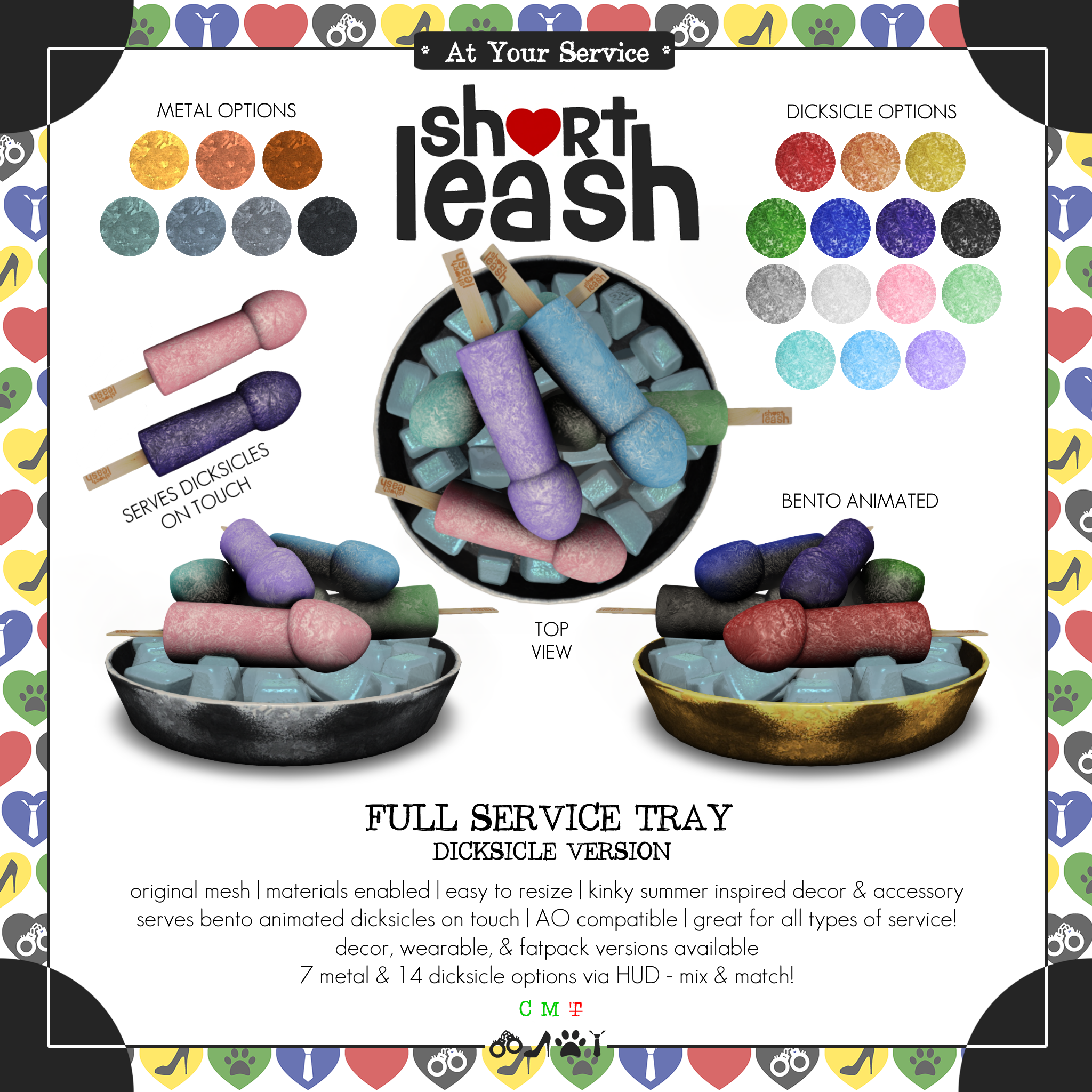 Short Leash – Full-Service Tray-Dicksickle Version