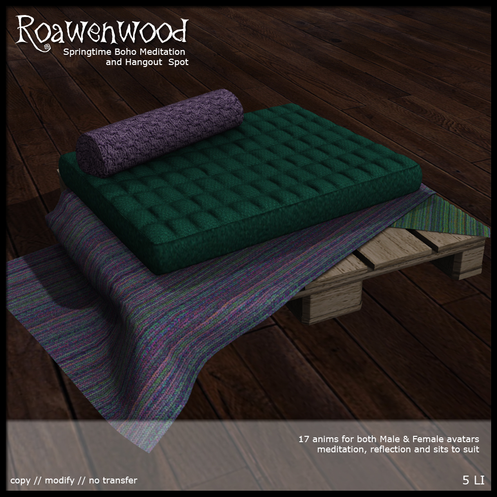 Roawenwood – Springtime Boho Meditation Spot