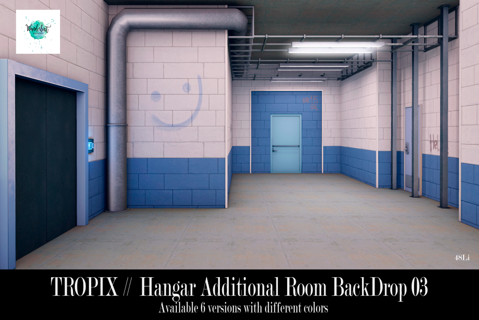 Tropix – Hangar Additional Room BackDrops