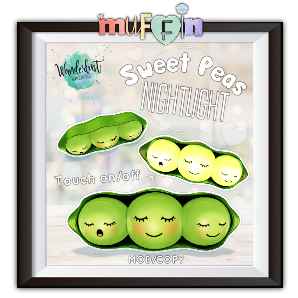 Muffin – Sweet Peas Nightlight