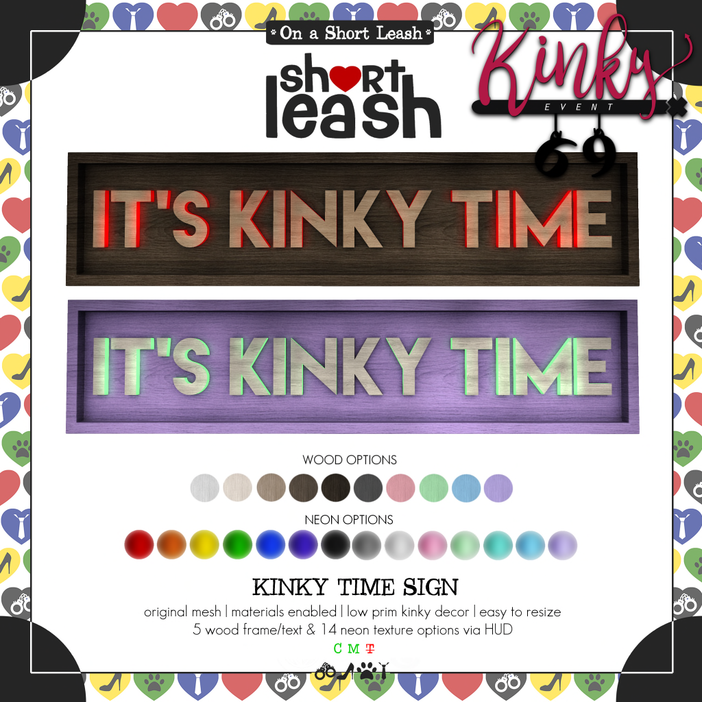 Short Leash – Kinky Time Sign