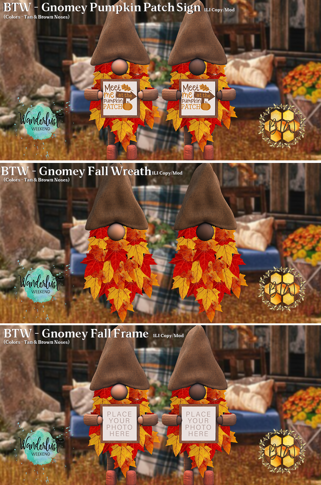 BTW – Gnomey Fall Collection