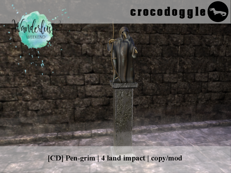 Crocodoggle – Pen-grim Statue