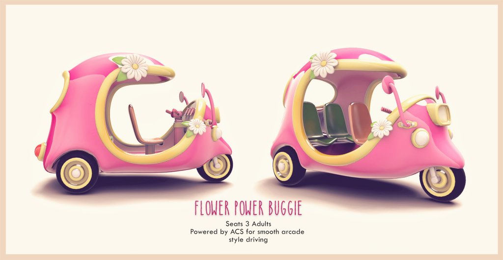 The Dove & Pear – Flower Power Buggie
