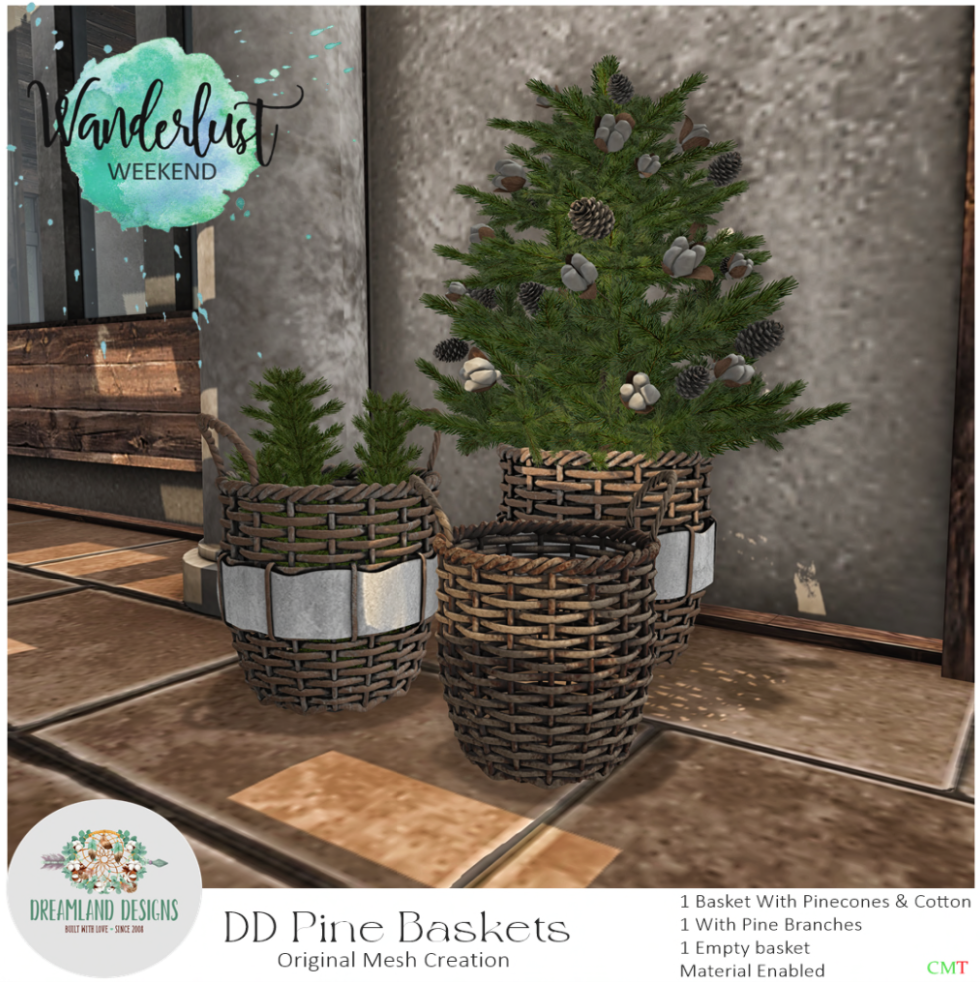 Dreamland Designs – Pine Baskets