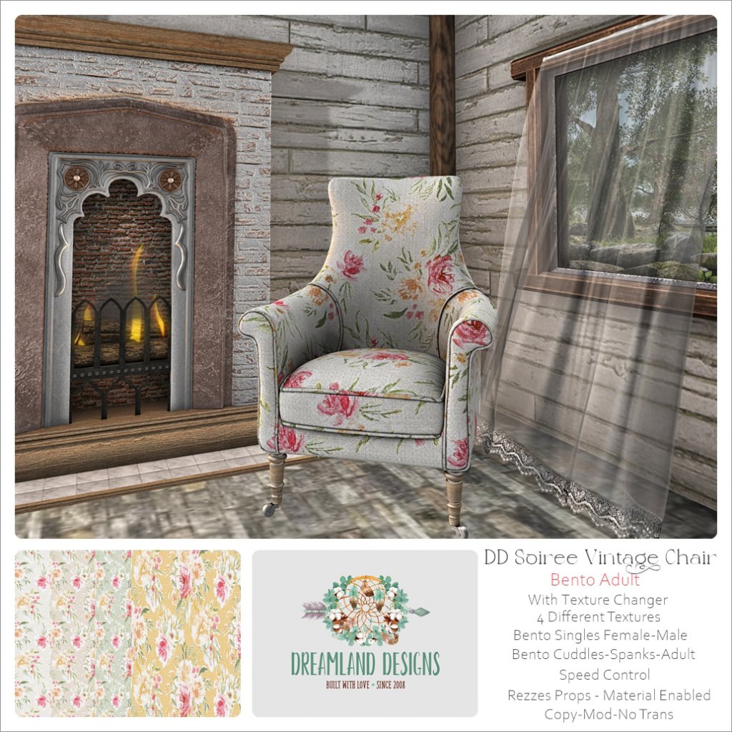 Dreamland Designs – Soiree Vintage Chair