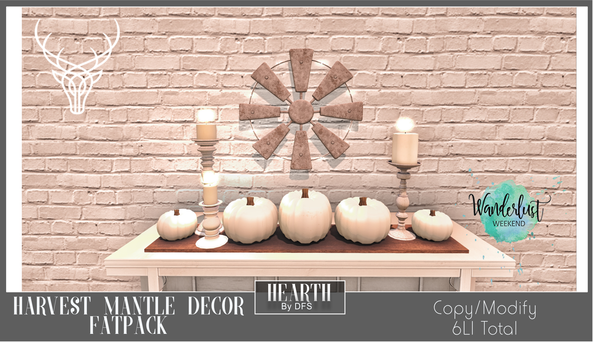 Hearth – Harvest Mantle Decor