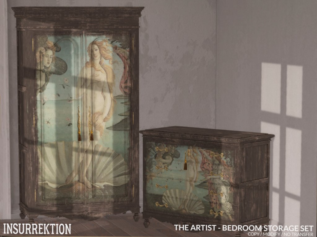 Insurrektion – The Artist Bedroom Storage Set