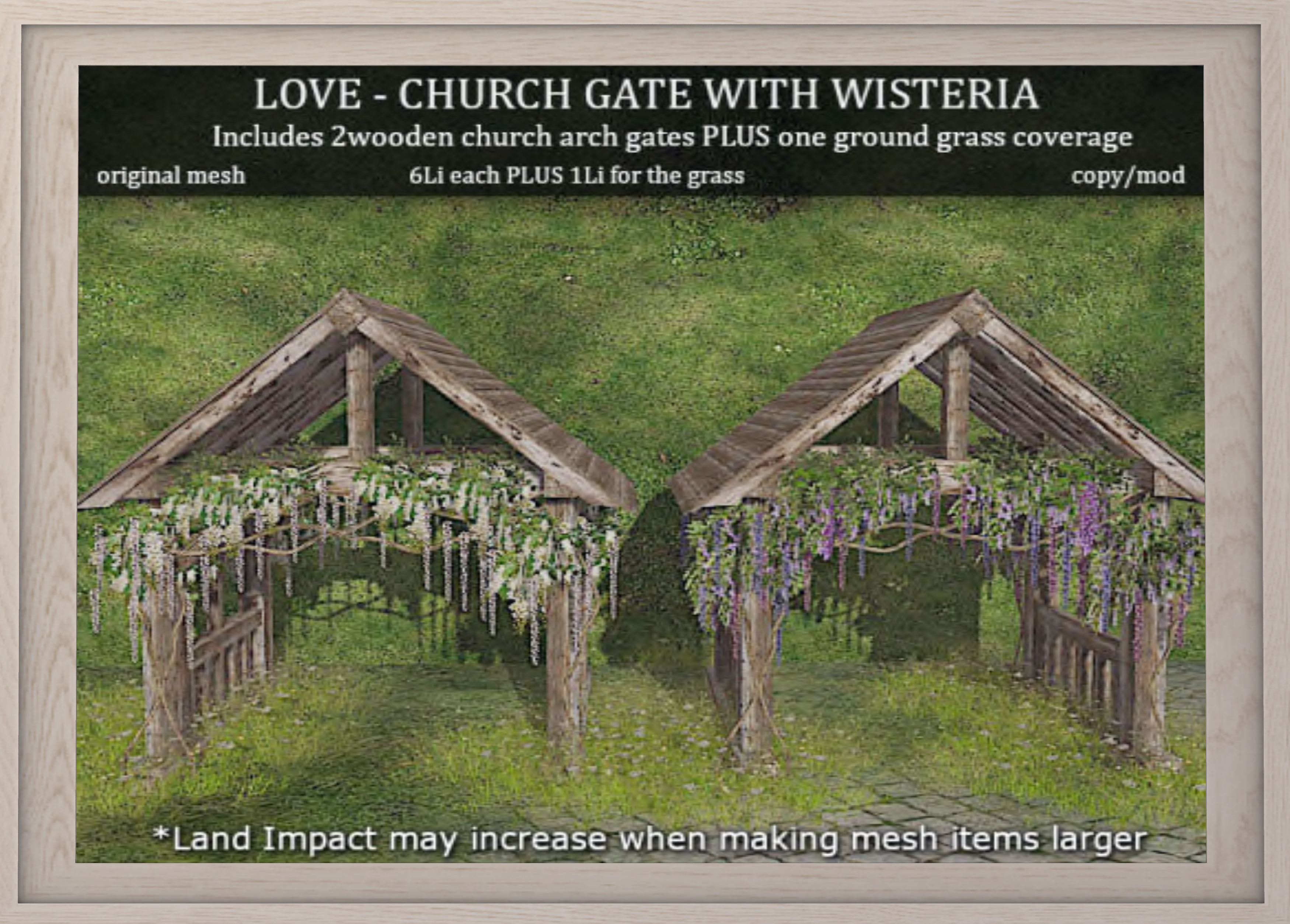 Love – Church Gate With Wisteria