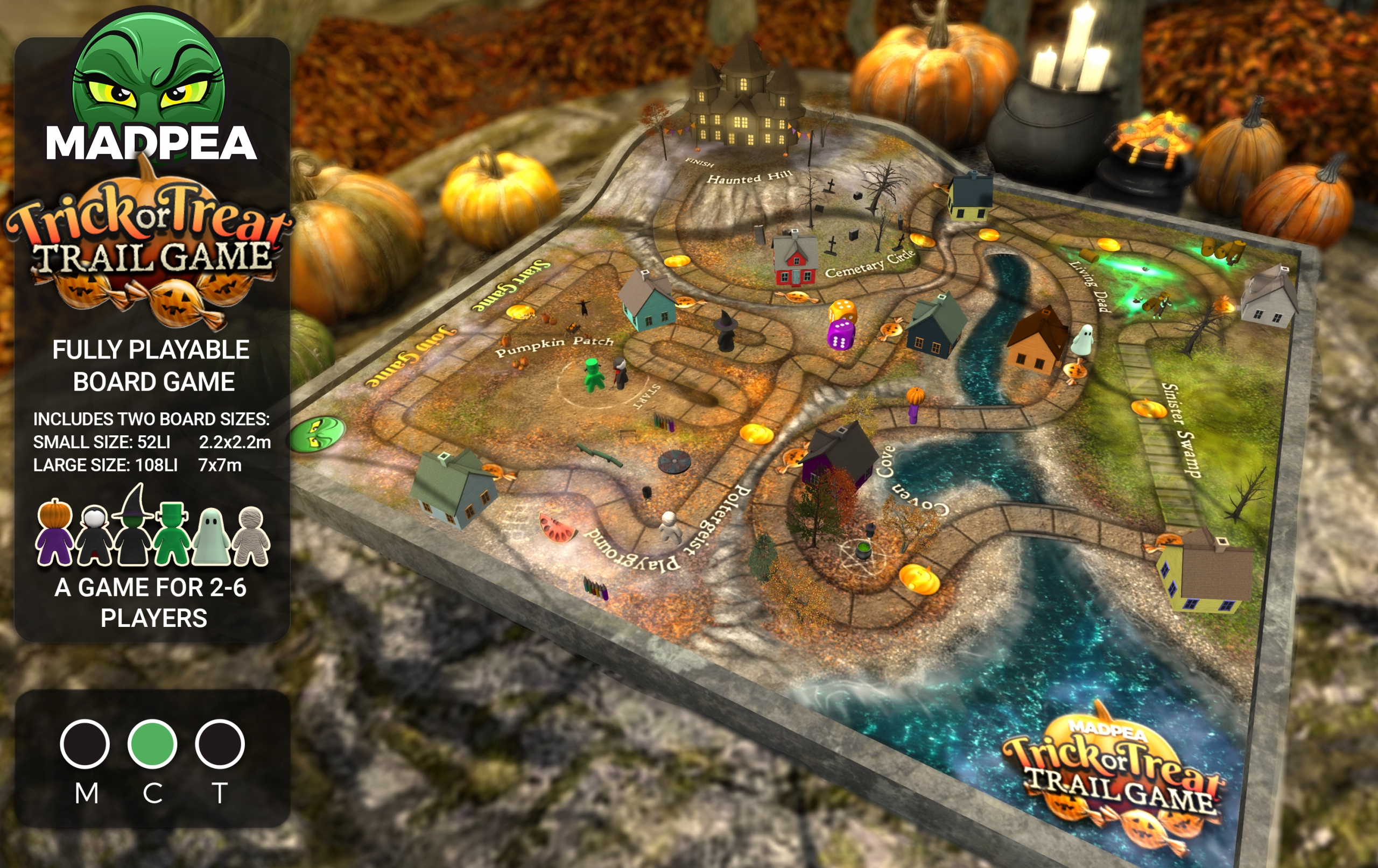 MadPea – Trick or Treat Trail Game