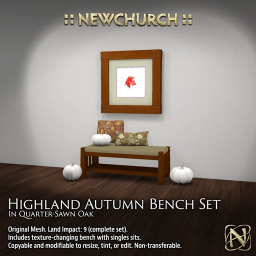 Newchurch – Highland Bench Set