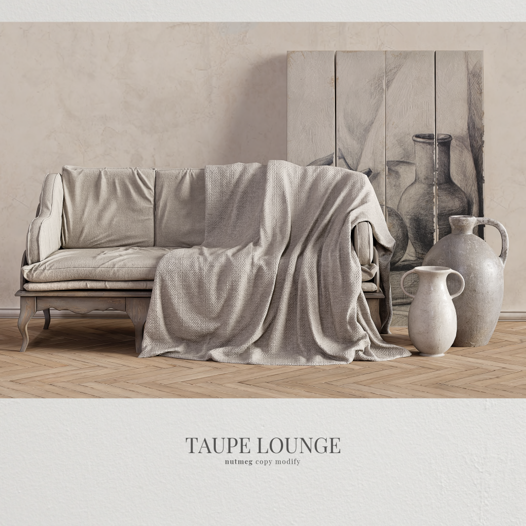 Nutmeg – Taupe Lounge