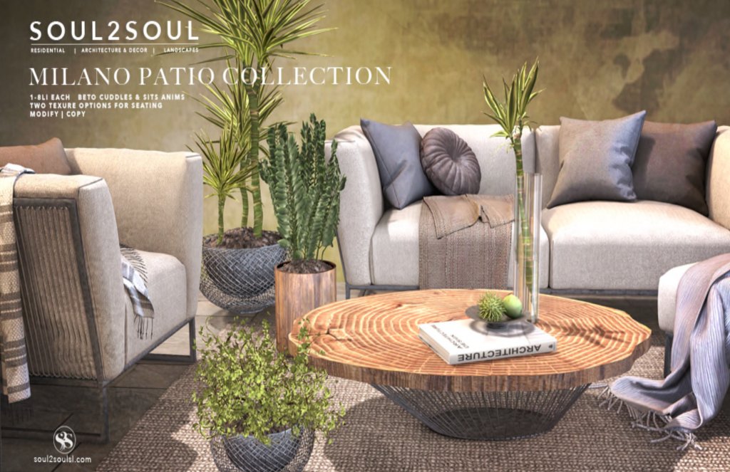 Soul2Soul – Milano Patio Collection