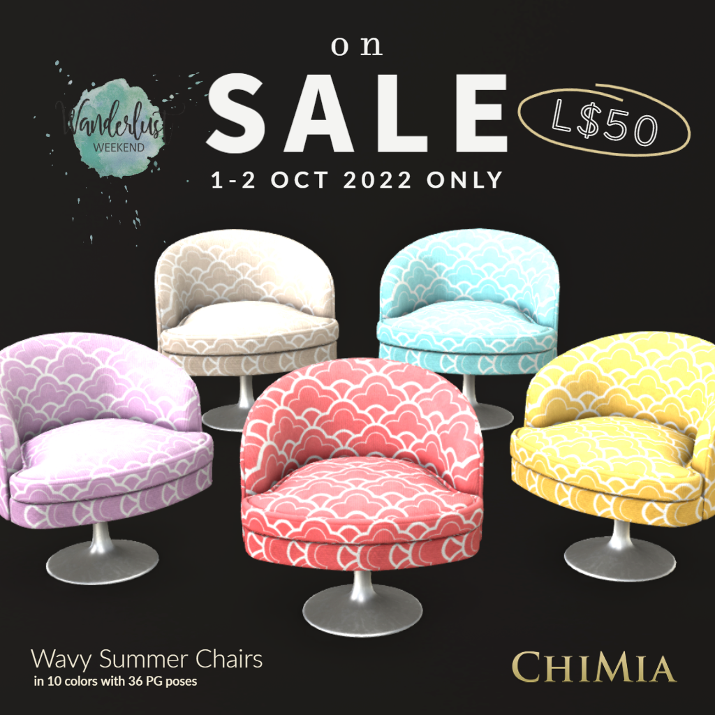 ChiMia – Wavy Summer Chairs