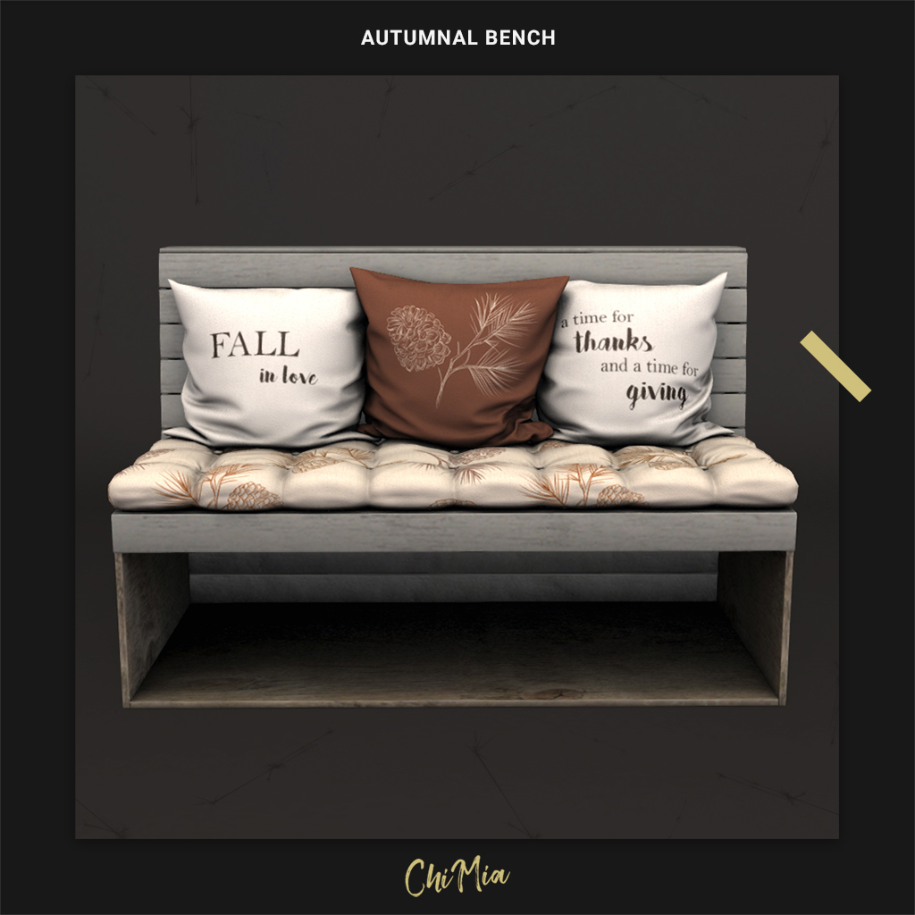 ChiMia – Autumn Bench – The Liaison Collaborative