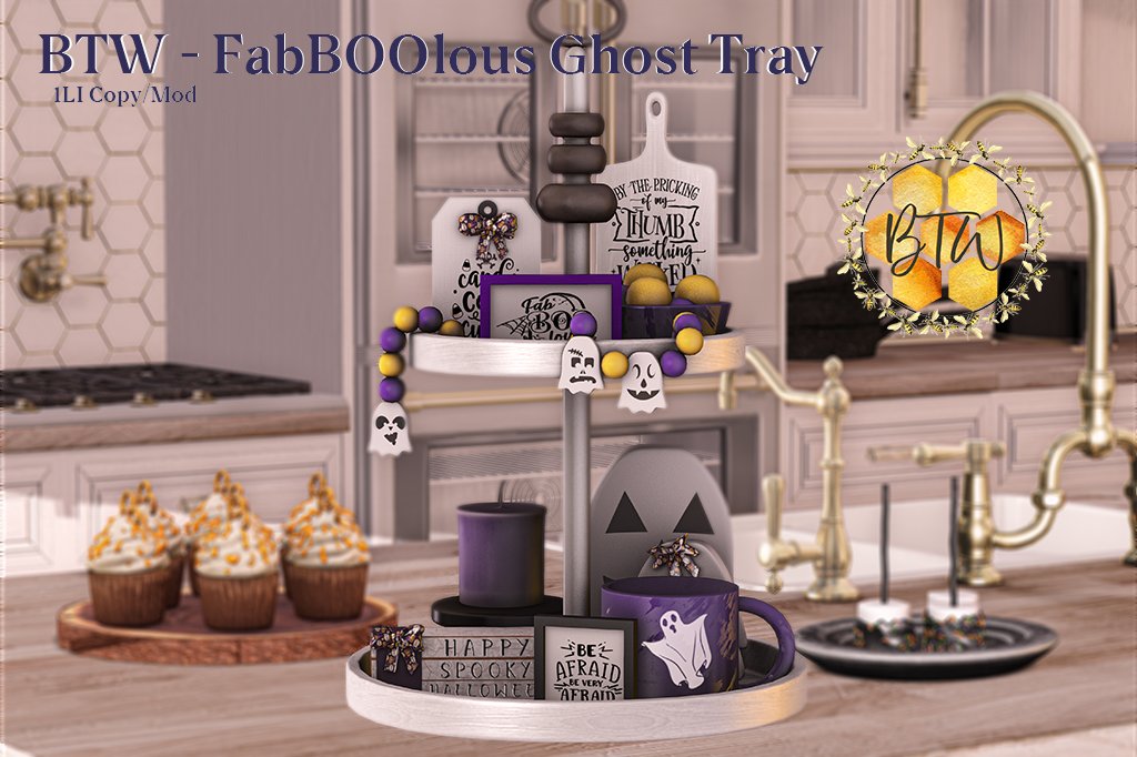BTW – FabBOOlous Ghost Tray/Ghostly Declarations