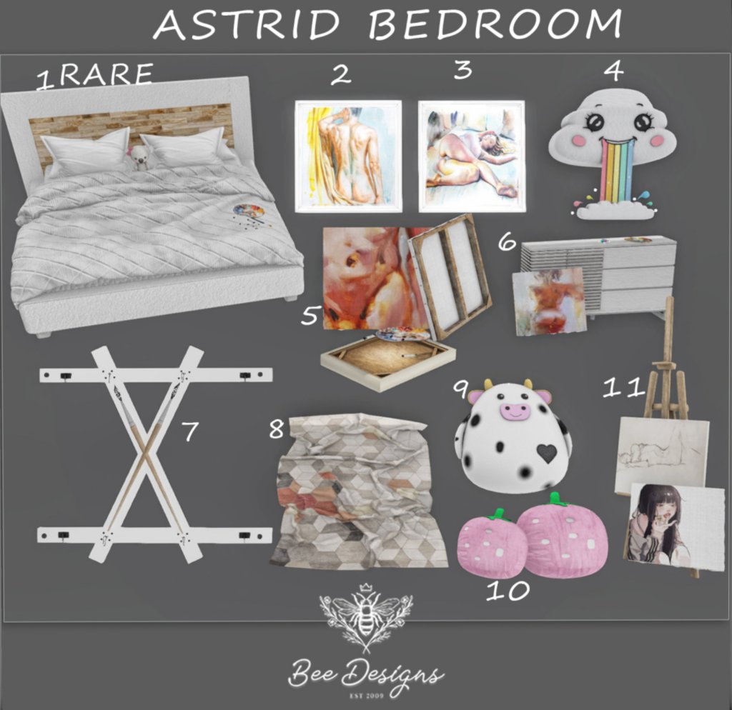 Bee Designs – Astrid Bedroom