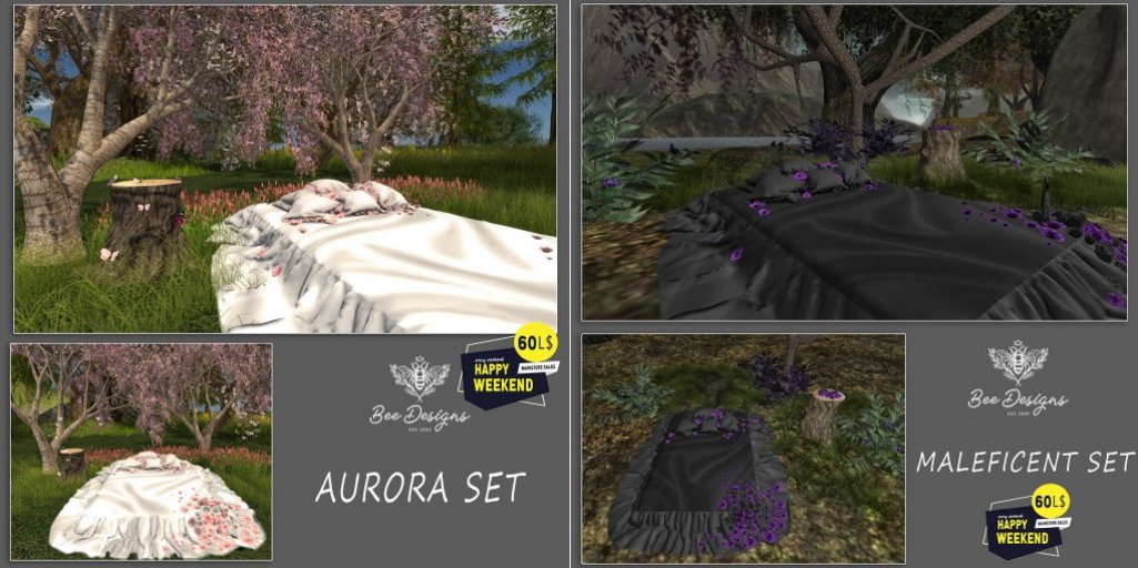 Bee Designs – Aurora/Maleficent Sets