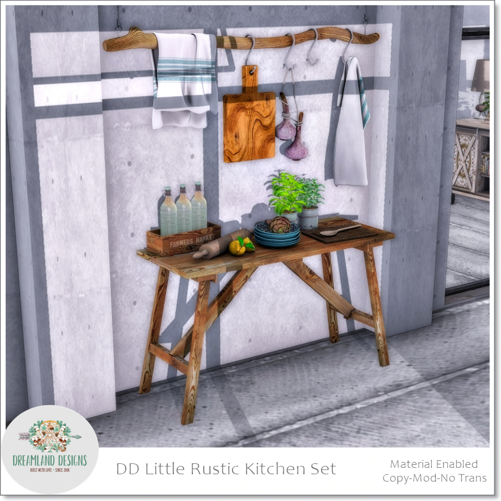 Dreamland Designs -Little Rustic Kitchen Set