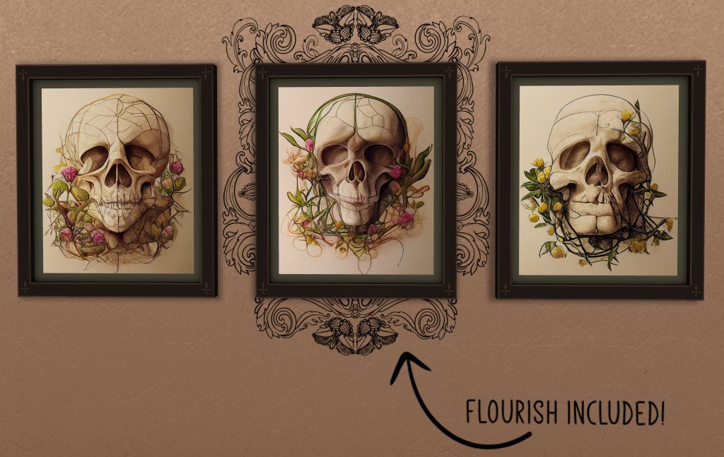 Deco Soup – Macabre Beauty Wall Art