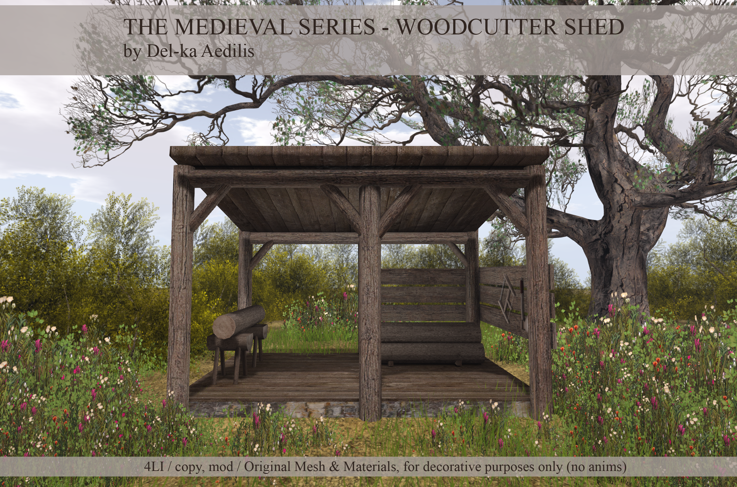Del-ka Aedilis – The Medieval Series – Woodcutter Shed
