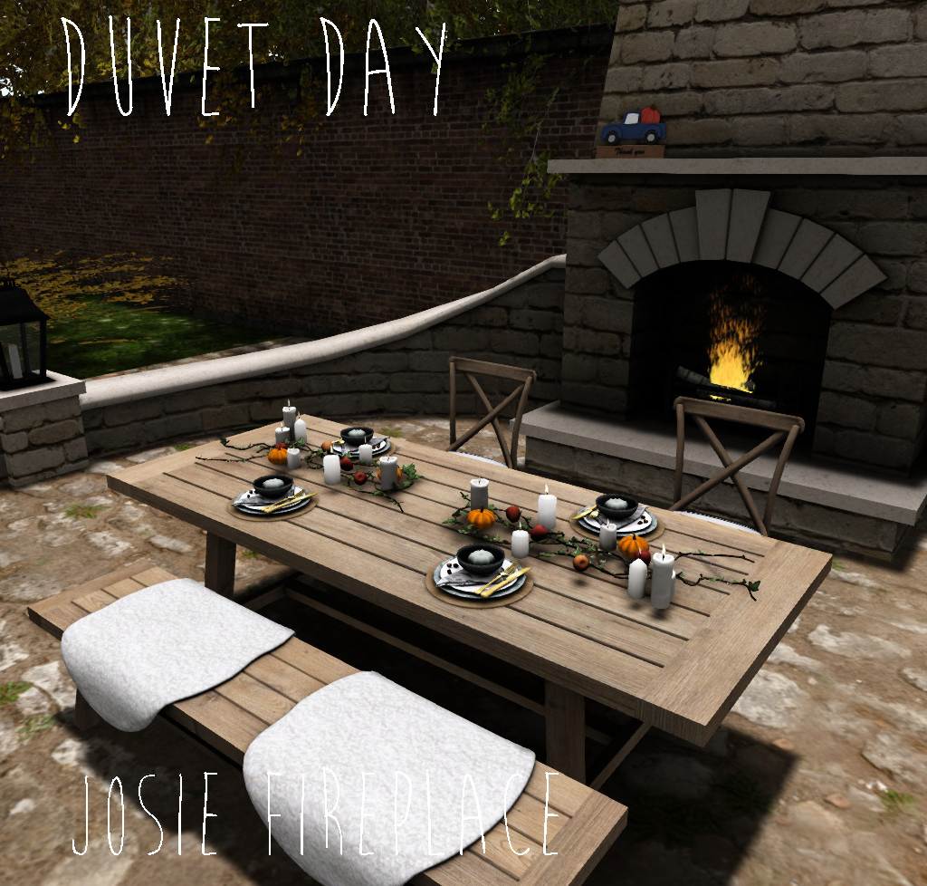 Duvet Day – Josie Fireplace