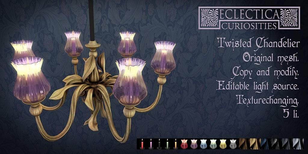 Eclectica – Twisted Chandelier