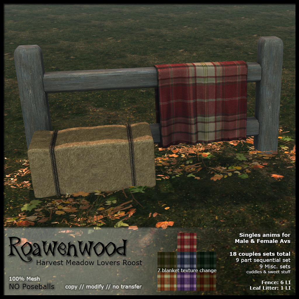 Roawenwood – Harvest Meadow Lover’s Roost