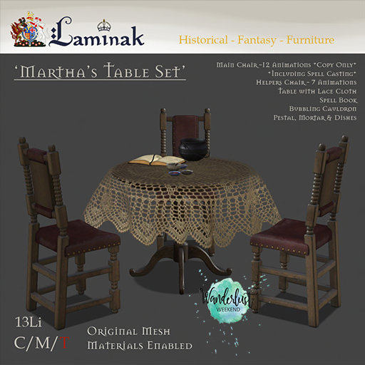 Laminak – Martha’s Table Set