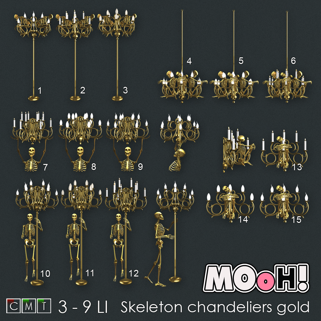 MOoH! – Skeleton Chandeliers