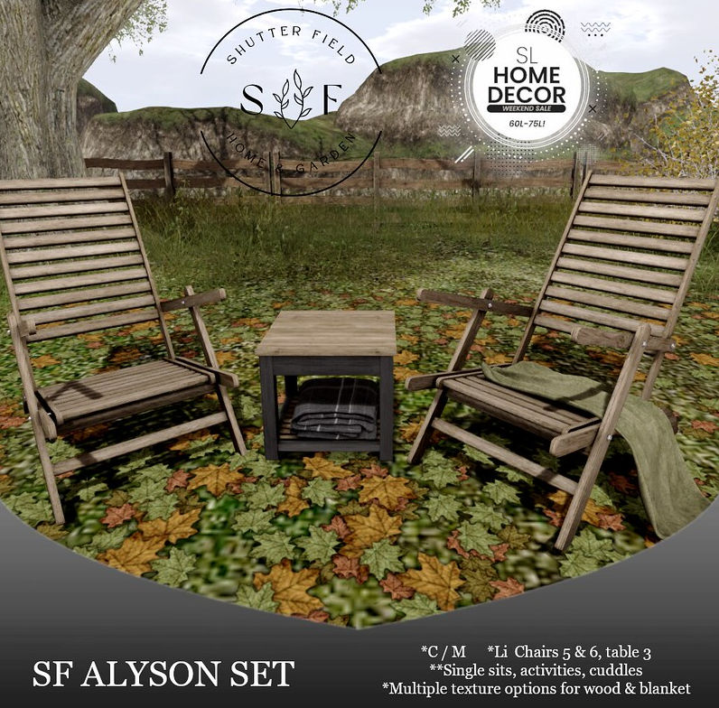 Shutter Field – Alyson Set and Tray Set