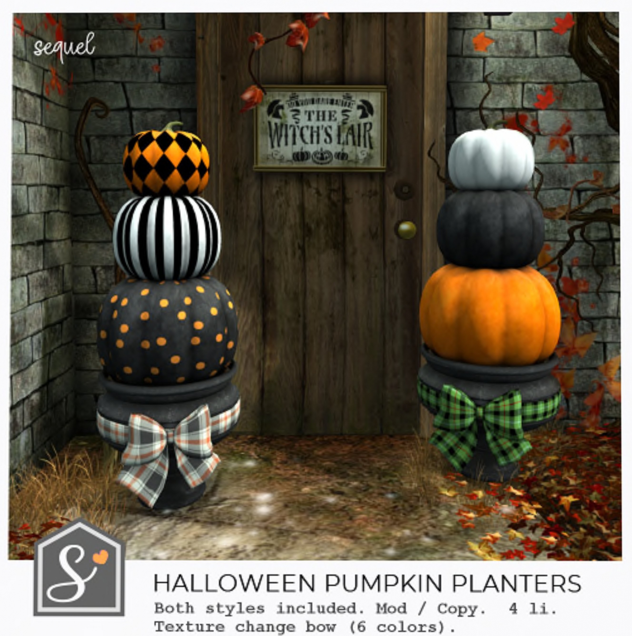 Sequel – Halloween Pumpkin Planters