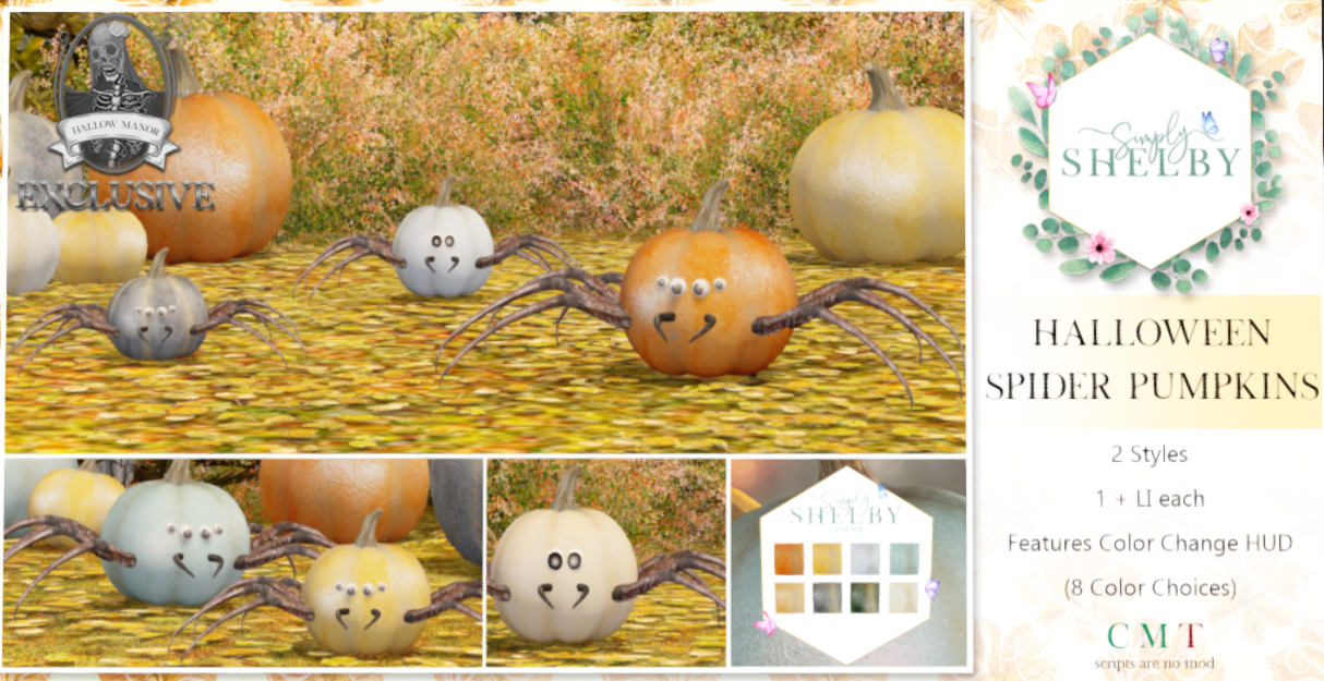 Simply Shelby – Halloween Pumpkin Posts, Batty Pumpkin Stacks and Halloween Spider Pumpkins