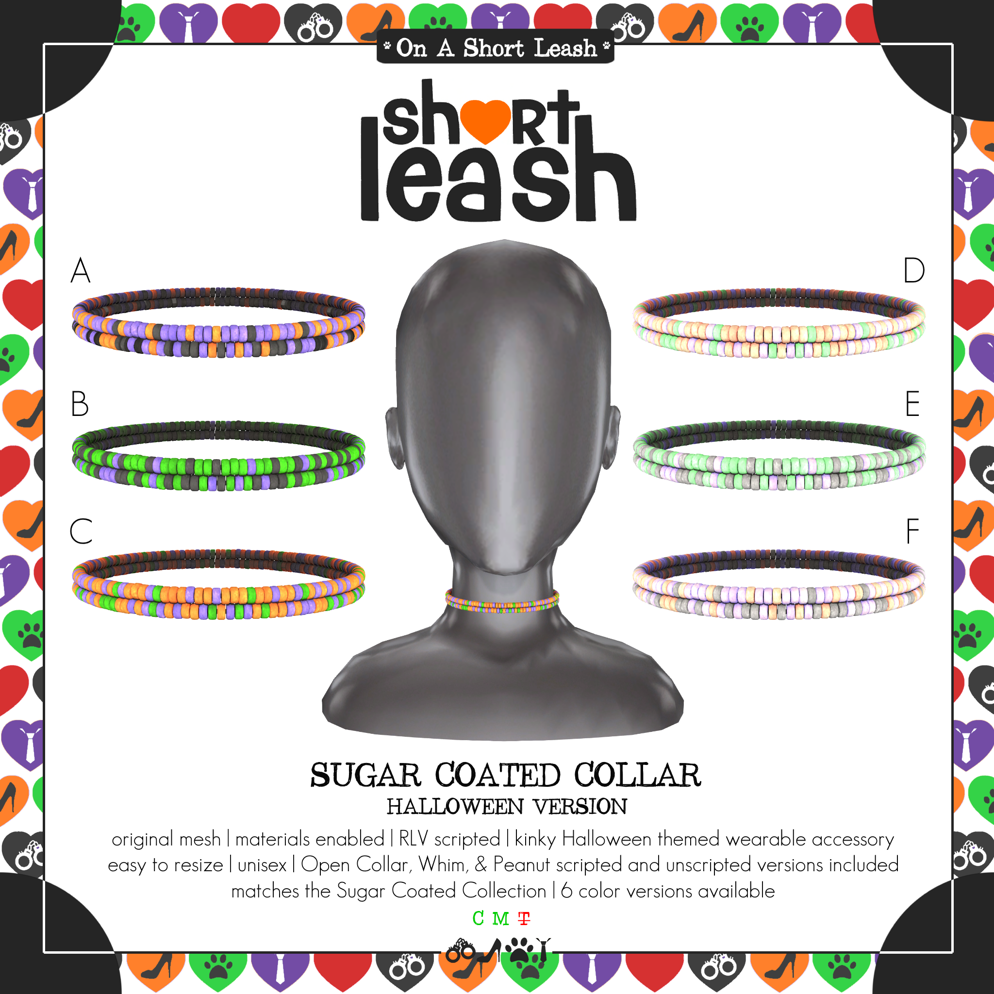 Short Leash – Sugar Coated Collar