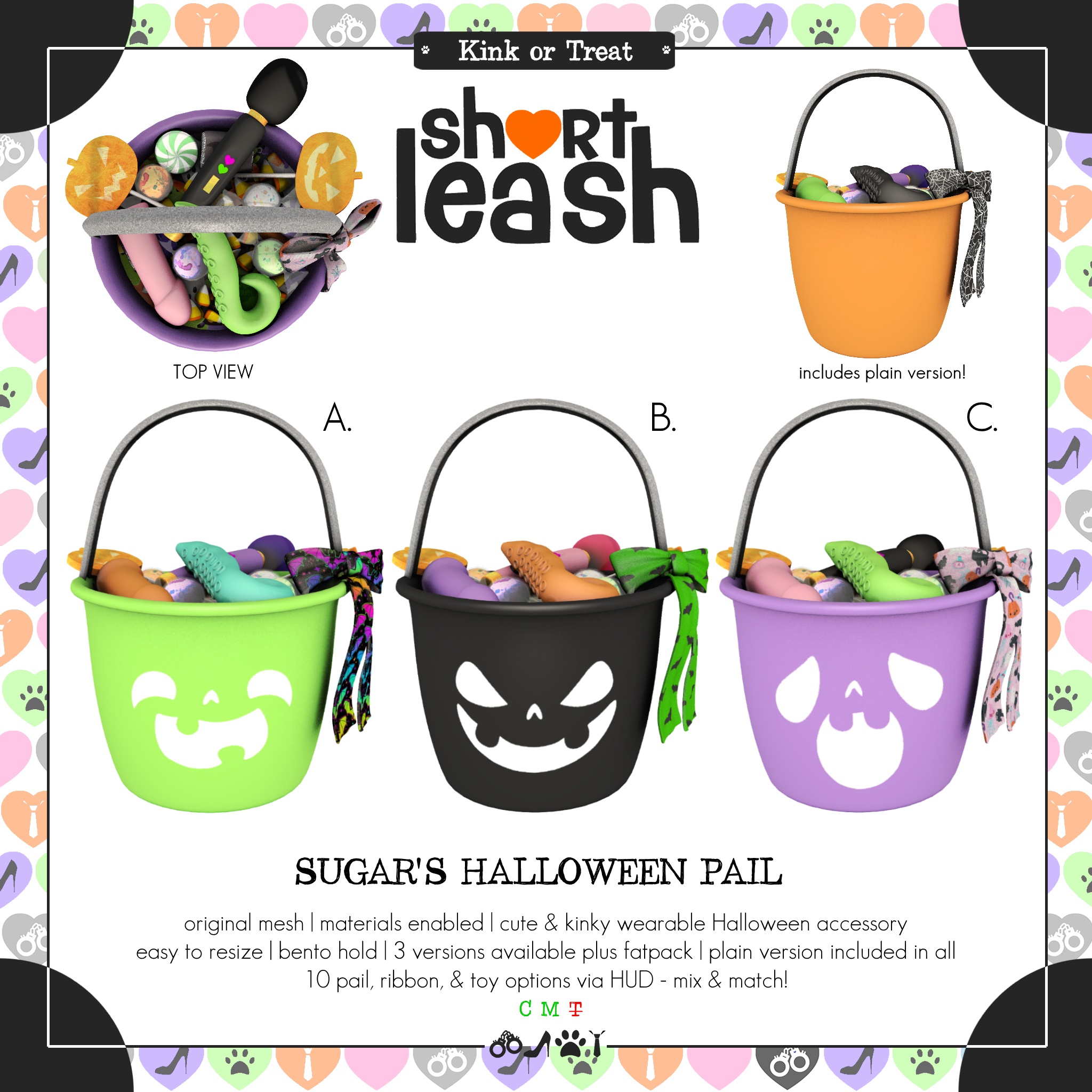 Short Leash – Sugar’s Halloween Pail