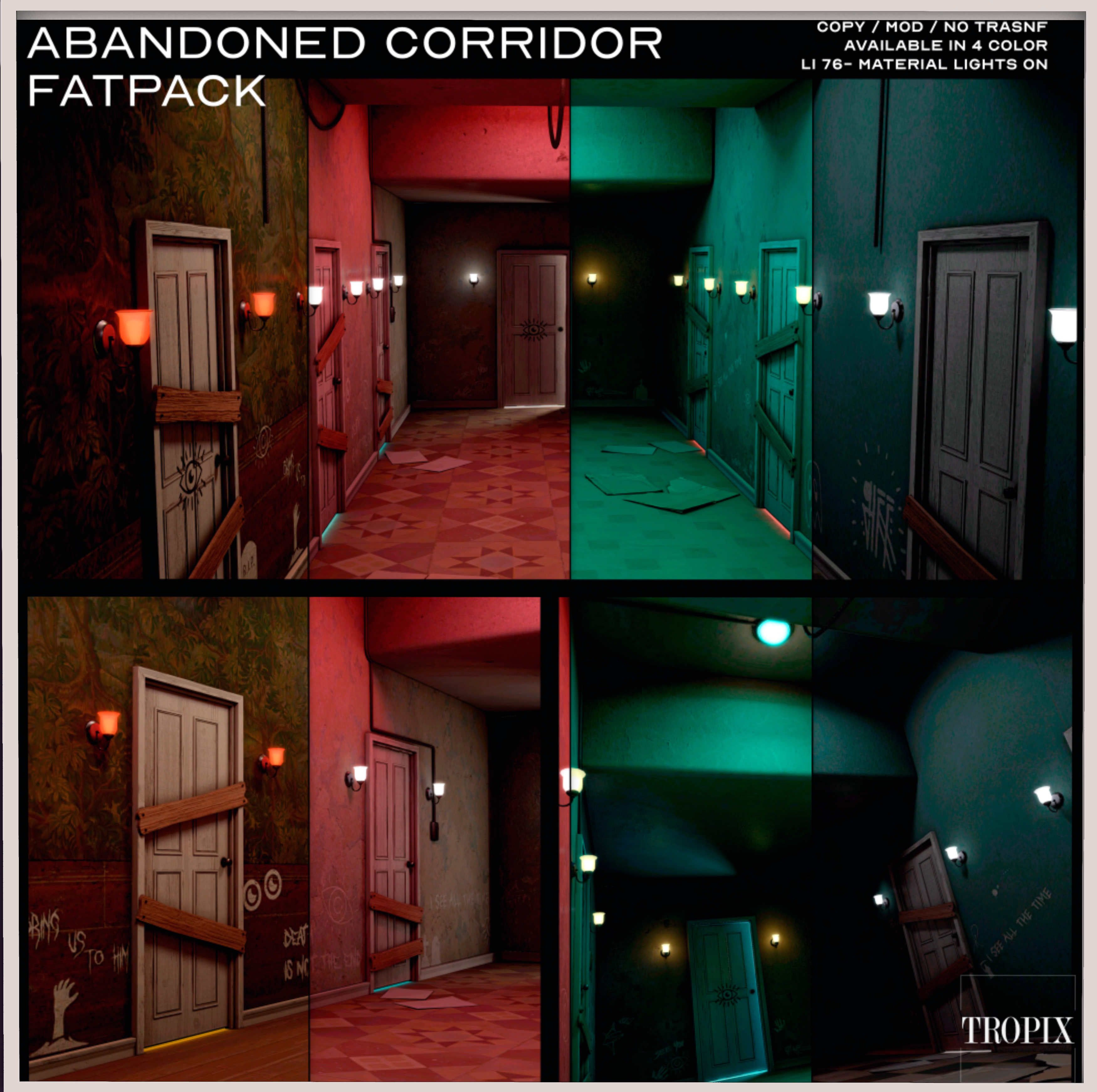 Tropix – Abandoned Corridor Backdrop