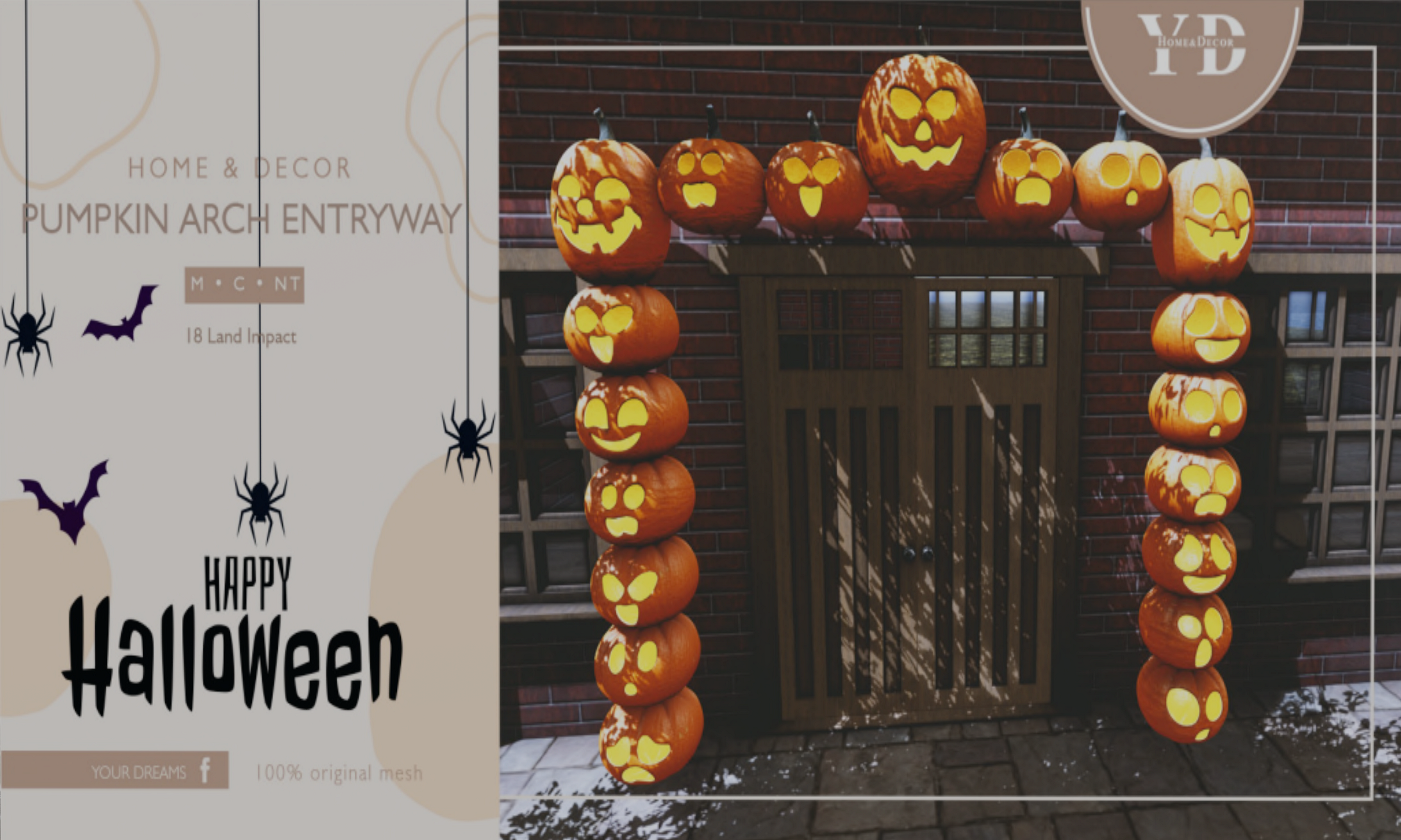 Your Dreams – Pumpkin Arch Entryway