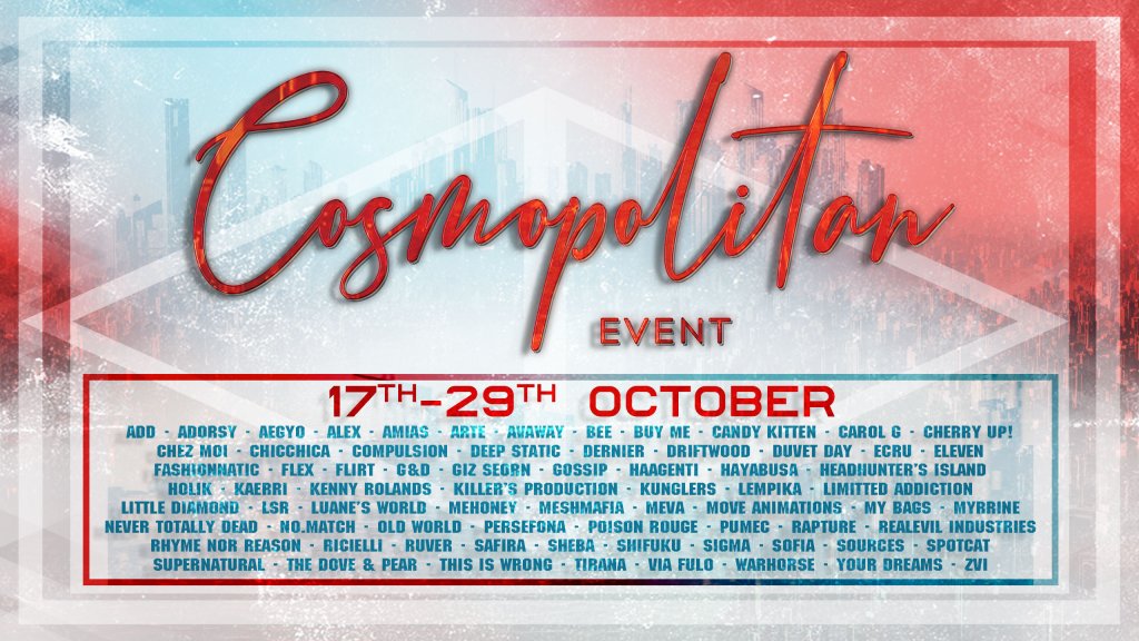 Press Release – Cosmopolitan Event – Round 13/11