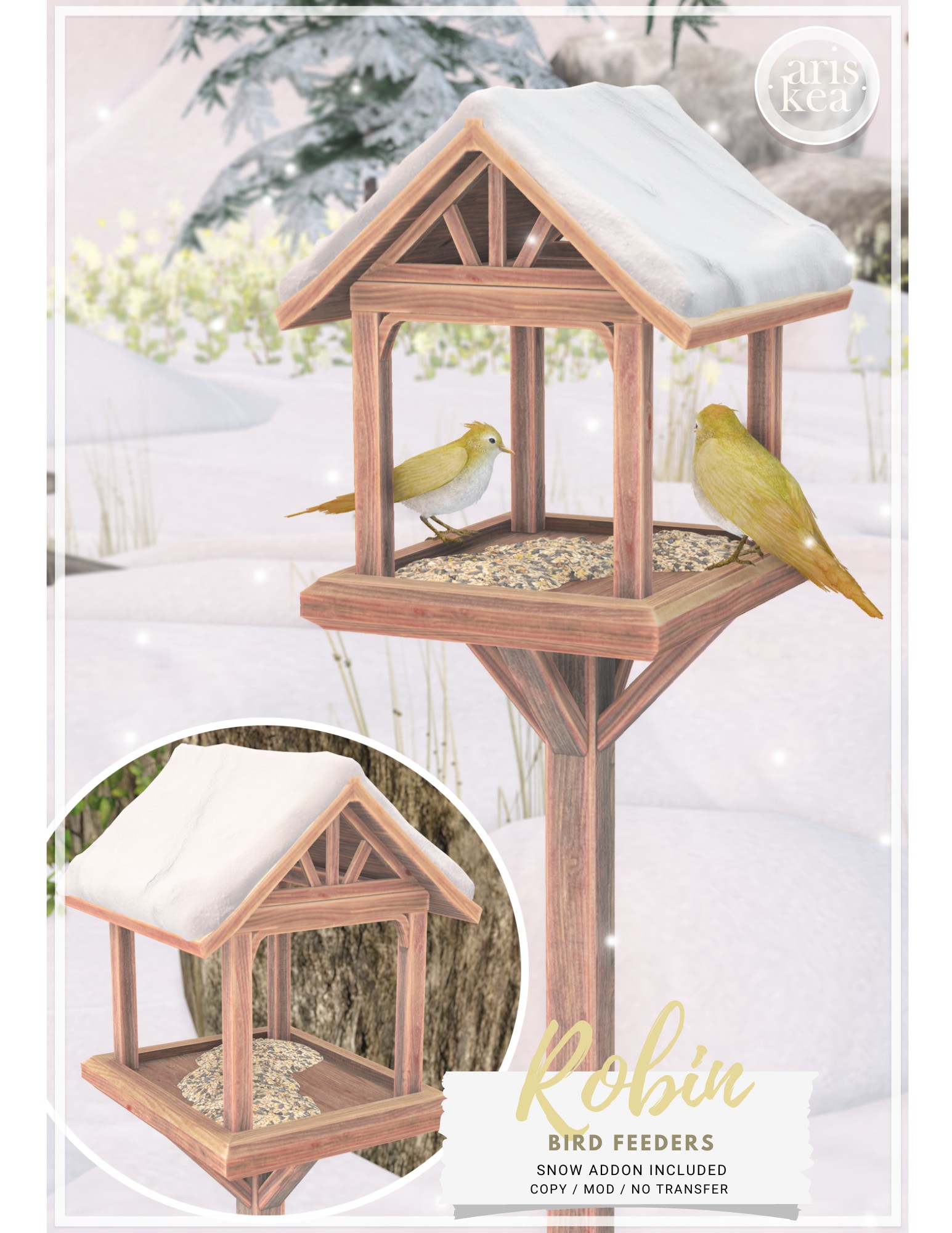 Ariskea – Robin Bird Feeders